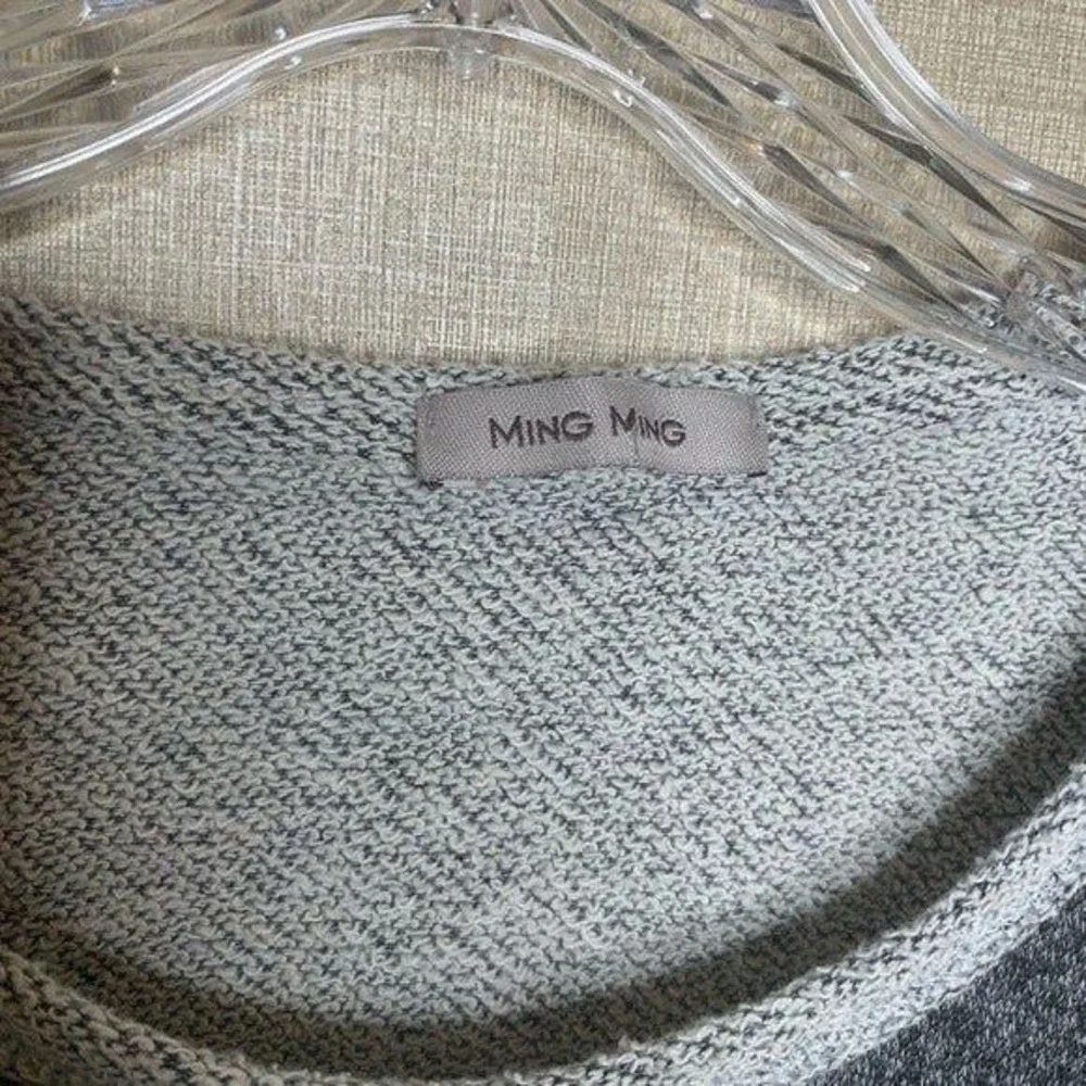 Ming Ming Tunic Top Women Grey Sharkbite Hem Long Sleeve 2XL - Picture 4 of 5